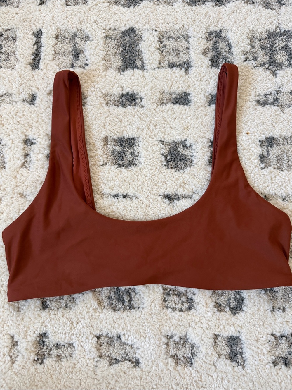 Rhythm. Brown classic top